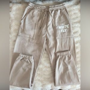 White Fox Sweatpants!